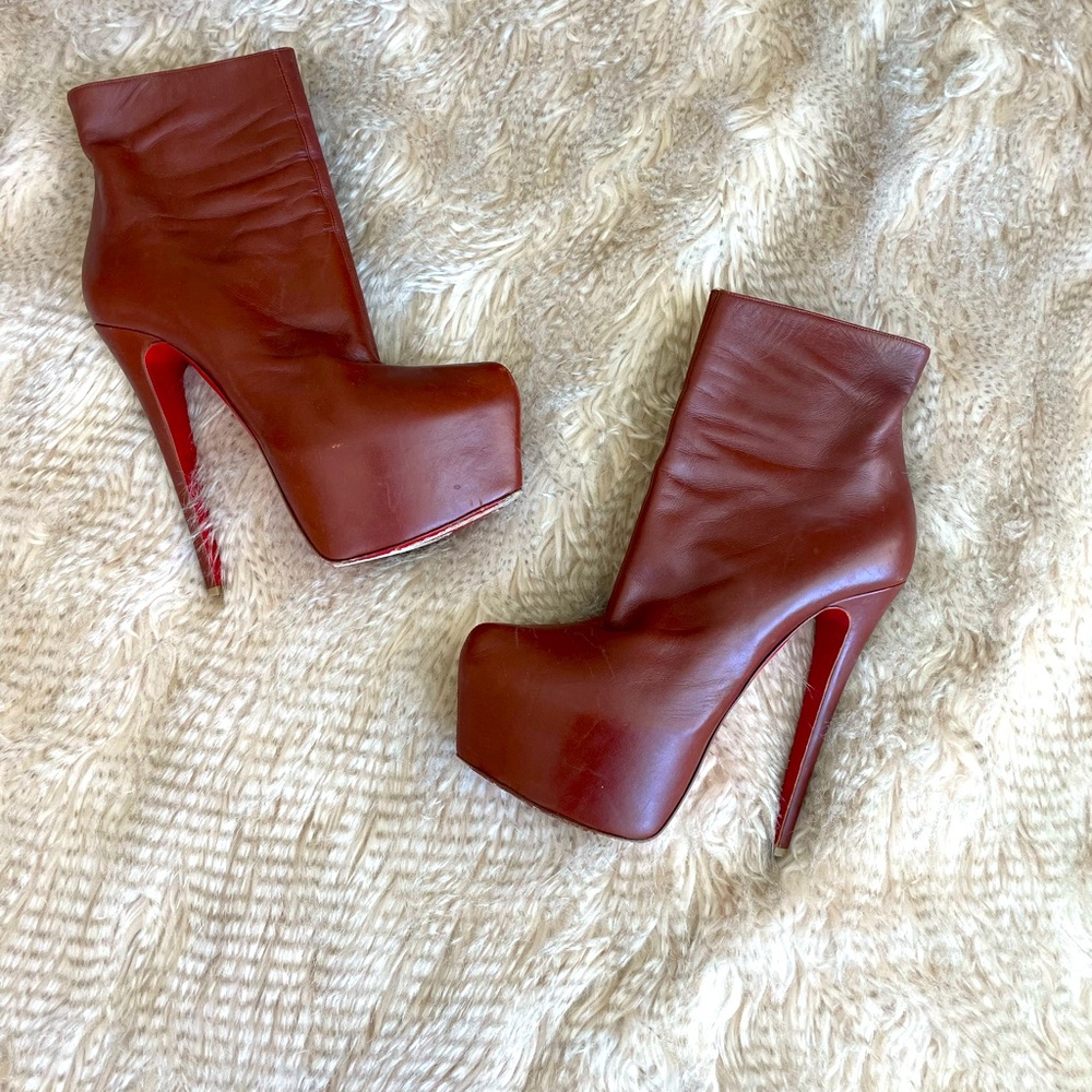 Christian Louboutin Brown Boots